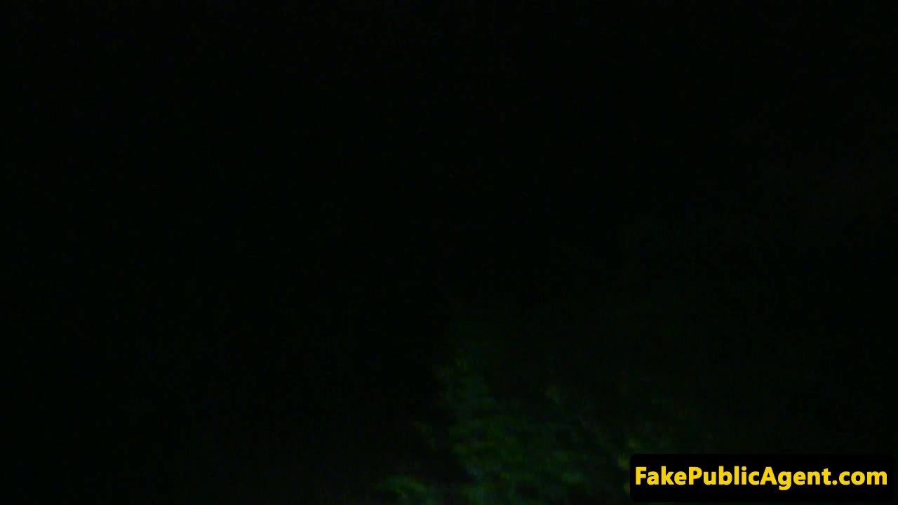 Pulled euro doggystyled outdoors after bj