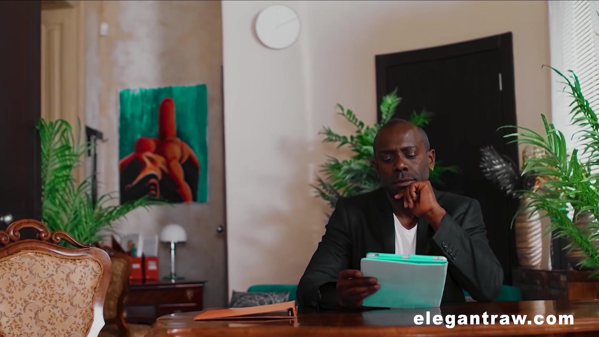 Don’t Forget you’re Working for Mr Black! Christina Shine & Joss Lescaf for ElegantRAW