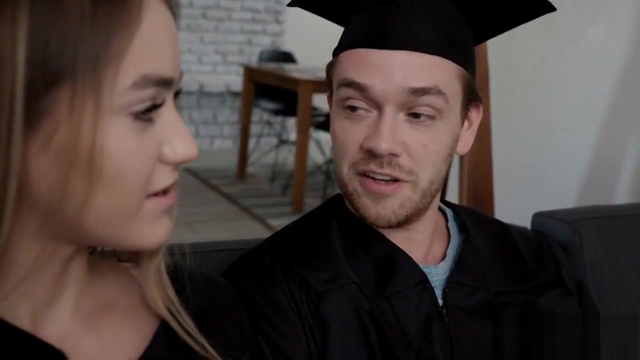 Got to fuck my big ass stepsister after our graduation