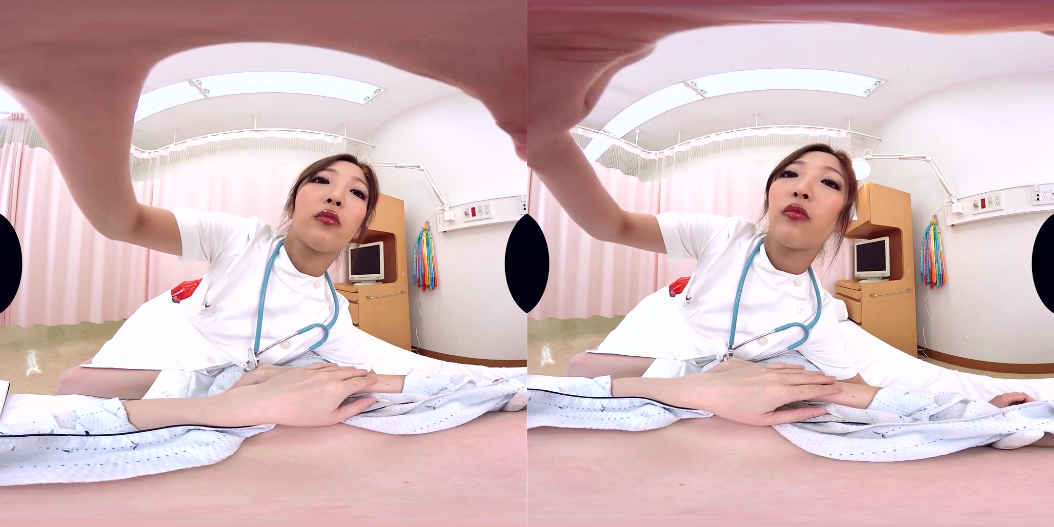 Late Night Visit Sex in the Hospital Room 1 - Asian Nurse Creampie