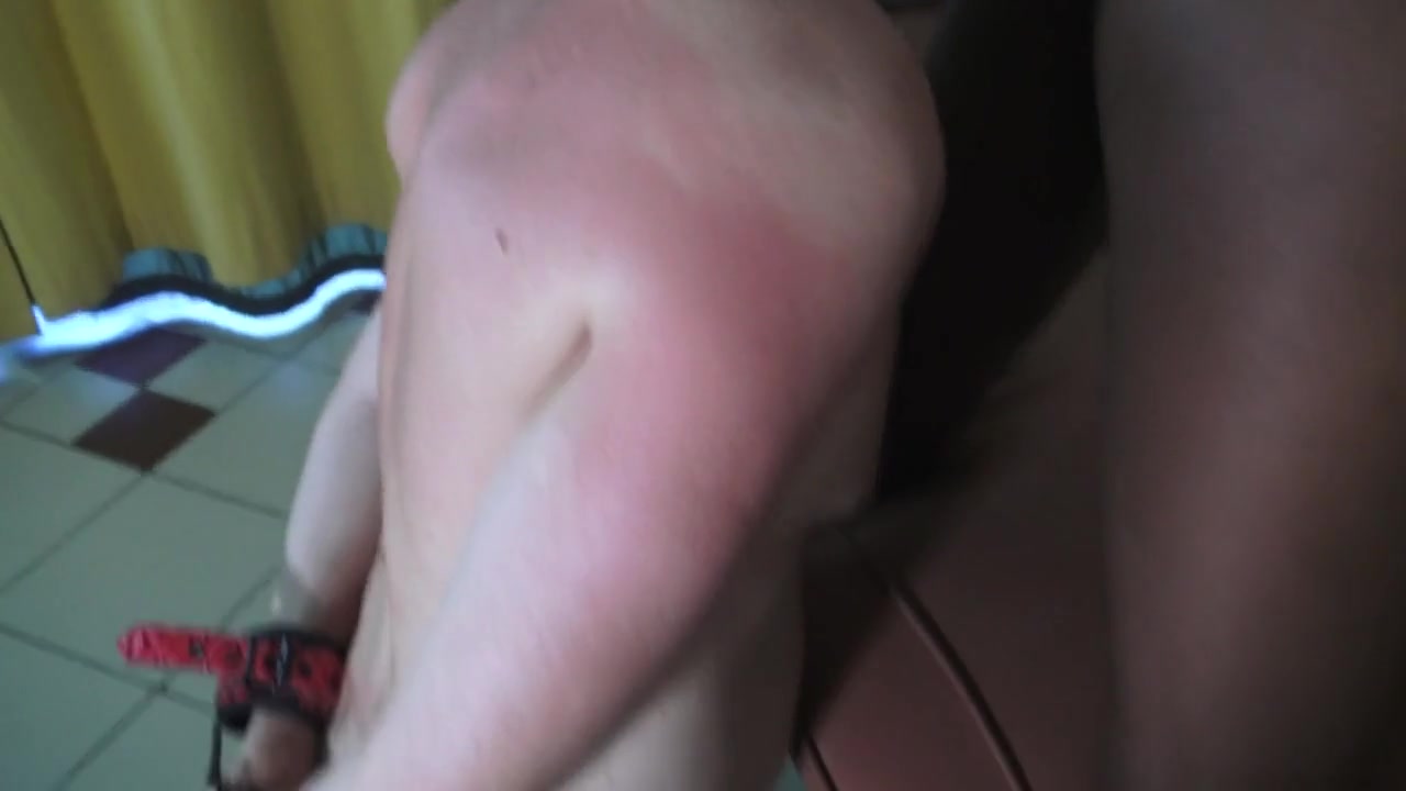 Handcuffed White Slave Bobby Have to Worship a Black Ass of a Ebony Mistress by Femdom Austria