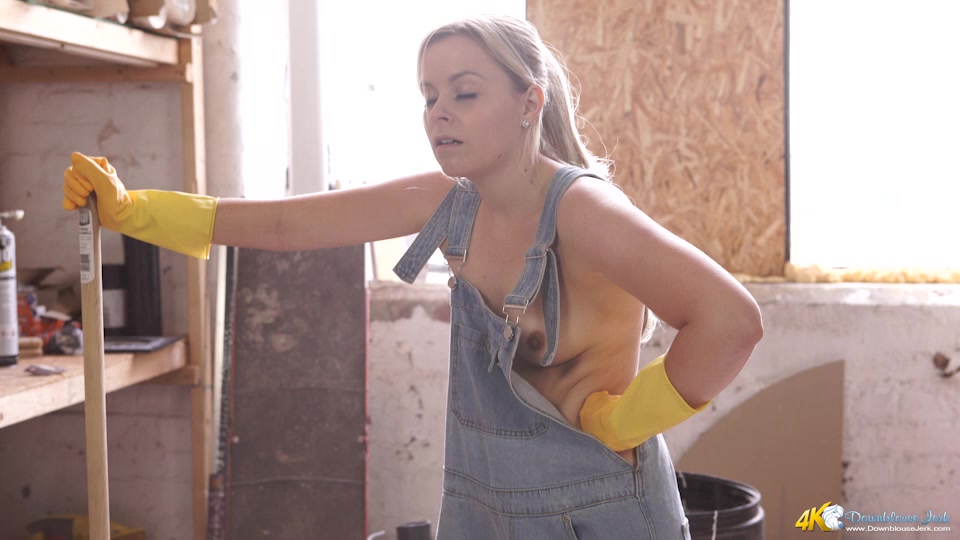 Anna Belle in Do The Dirty Work - DownblouseJerk