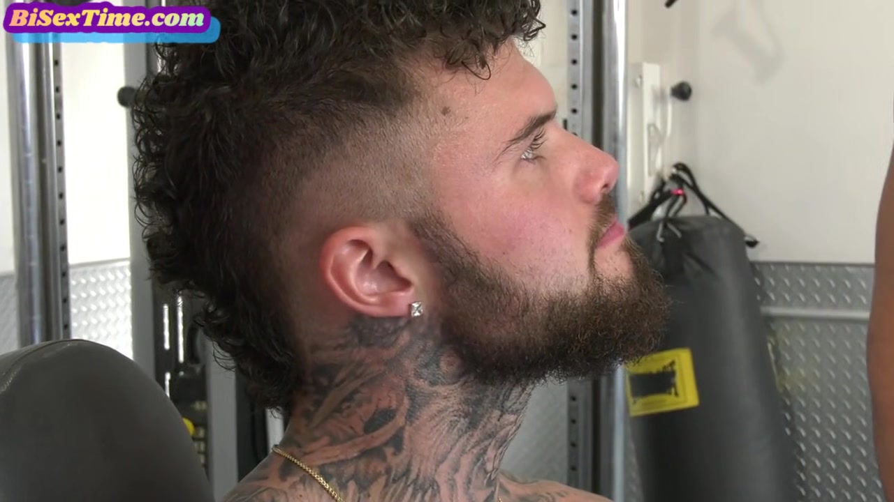 Bisexual tiny babe pegging guy asshole with dildo in IR MMF
