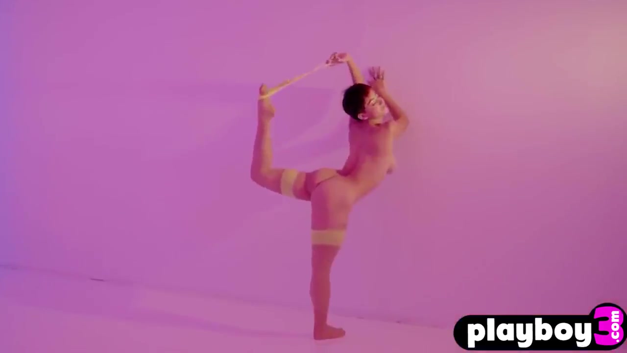 Amazing Latina teen 18+ Shows Hot Big Ass During Posing Action With Mia Valentine