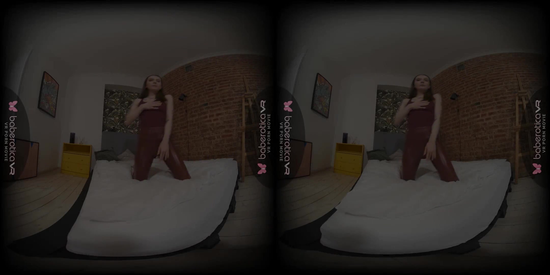 Ashley is a doll that loves to masturbate for us in VR; Cute Amateur teen 18+ with Perfect Tits Solo