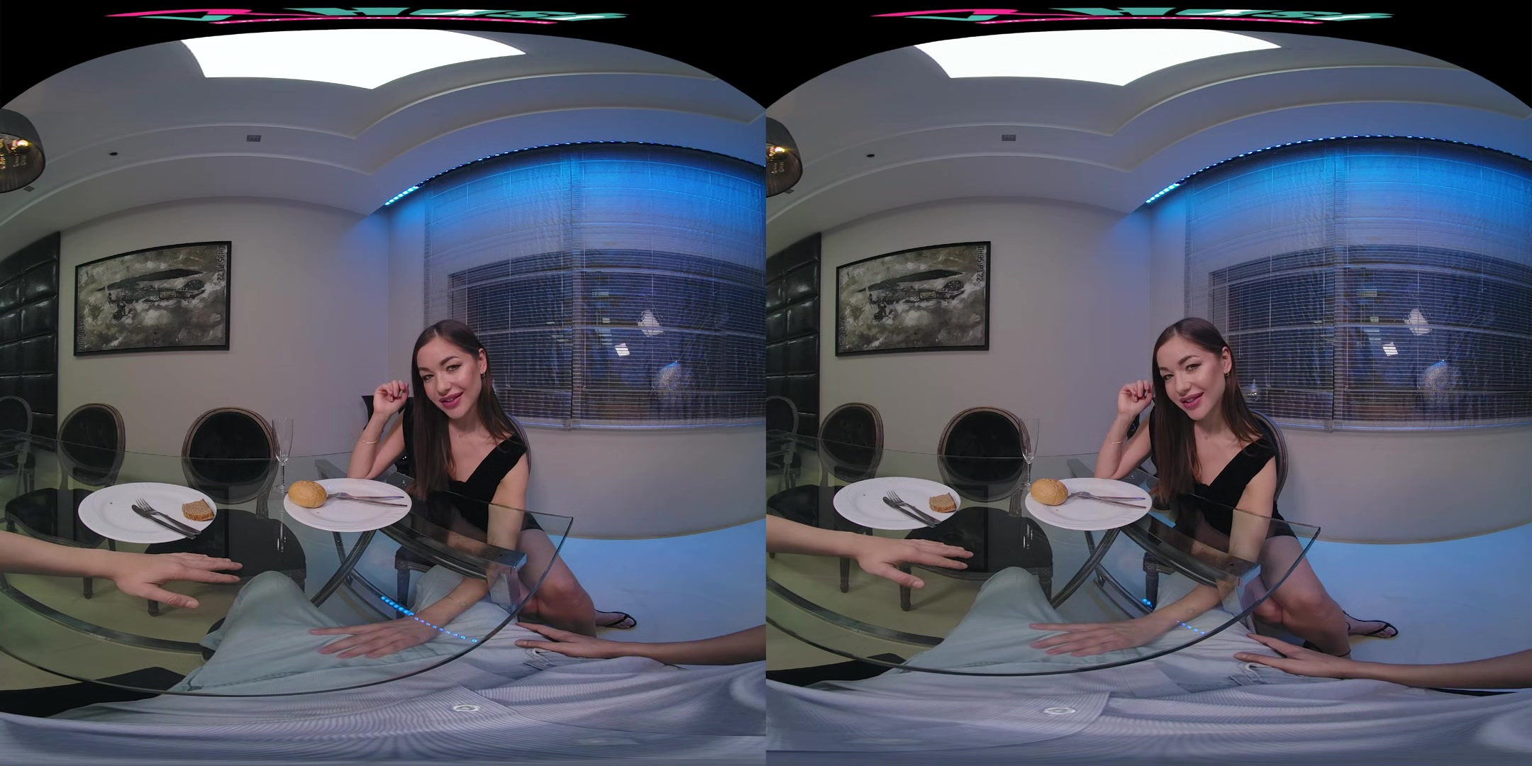 VRHUSH Dinner and a blowjob with Angelica Heart