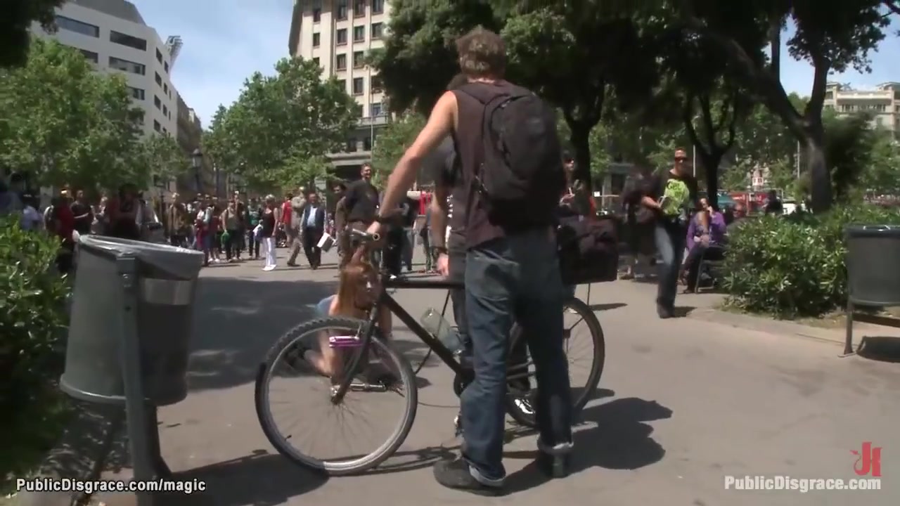 Bound Slave Disgraced In Public