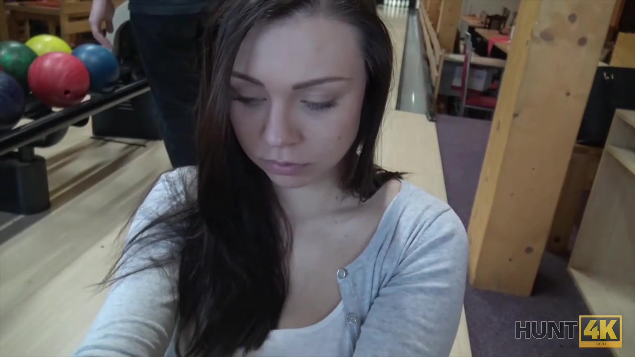 HUNT4K. Shy teen 18+ copulates with man in bar while boyfriend..