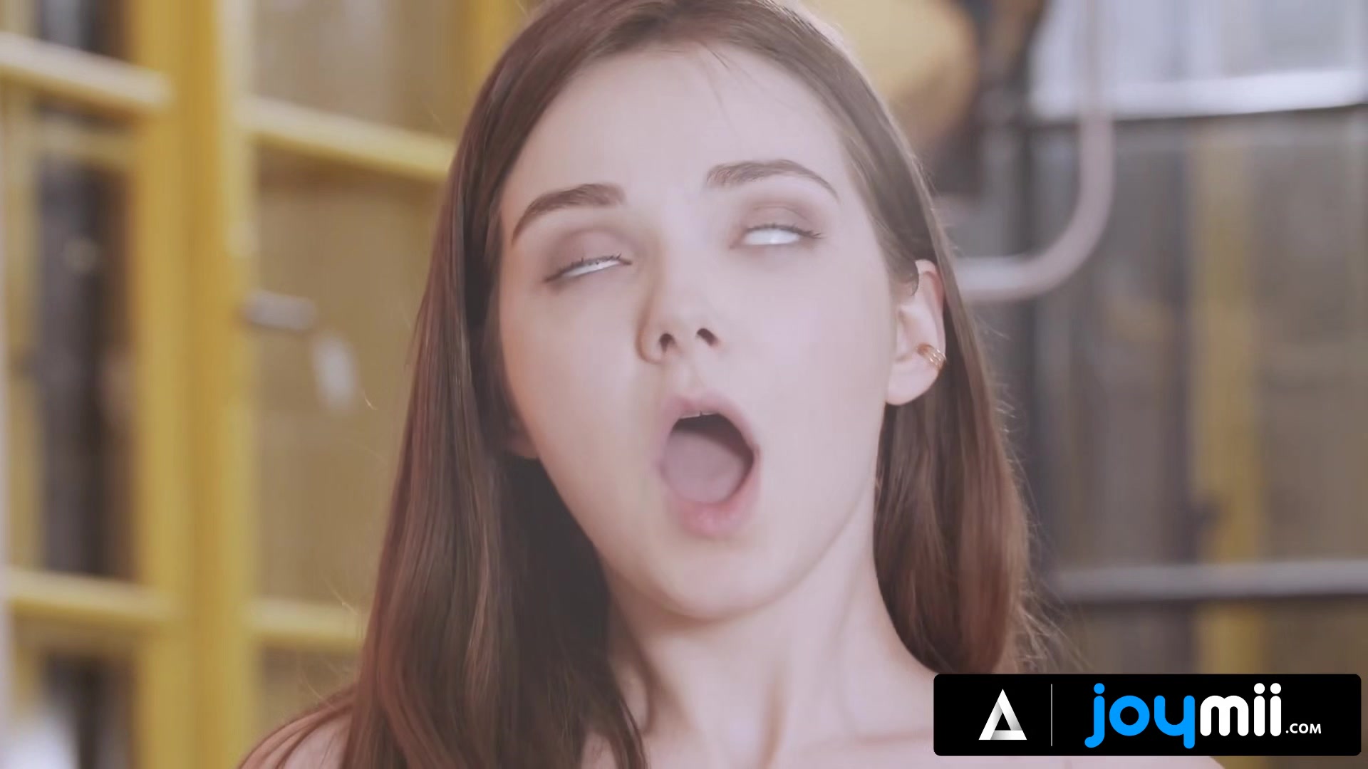 JOYMII - Horny 18 years old teens 18+ Have A Romantic Fuck While Their Step-Parents Are Away