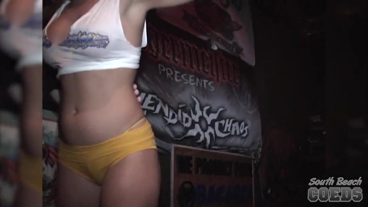Extremely Sexy Real College Girls in a Hot and Dirty Wet T-Shirt Contest - SouthBeachCoeds
