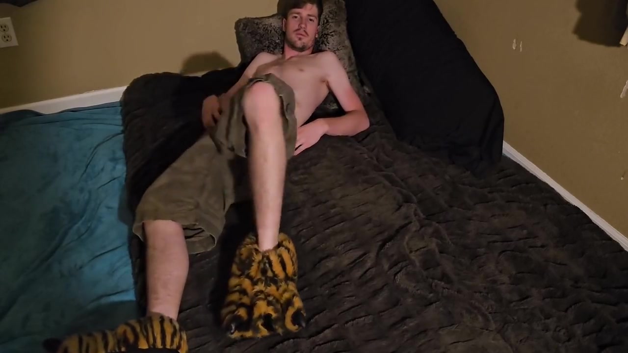 Furry Foot Flamer Feels Frisky