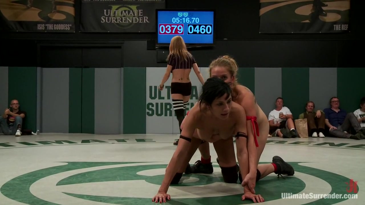 Work it out bitches! Cat fight on the mat.