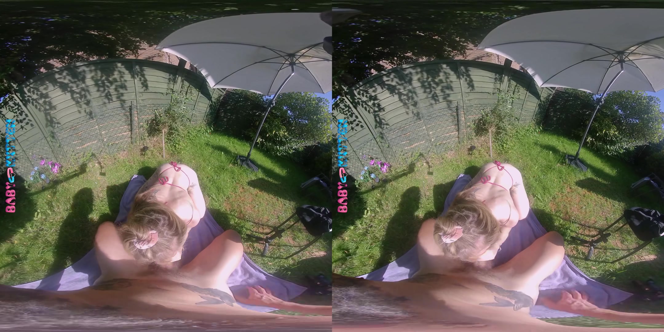 Hot Sunbathing With Stepdaddy - Babykxtten
