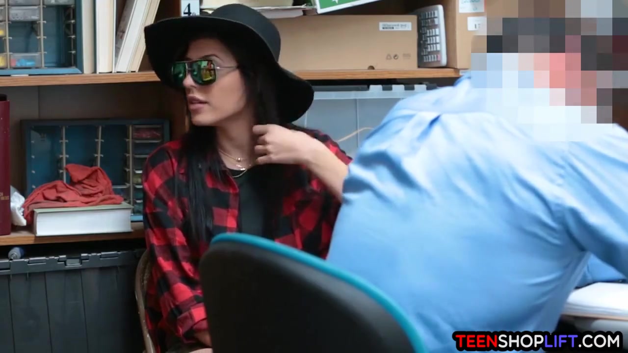 Security Guards Fuck A Cute teen 18+ Shoplifter In Their Of