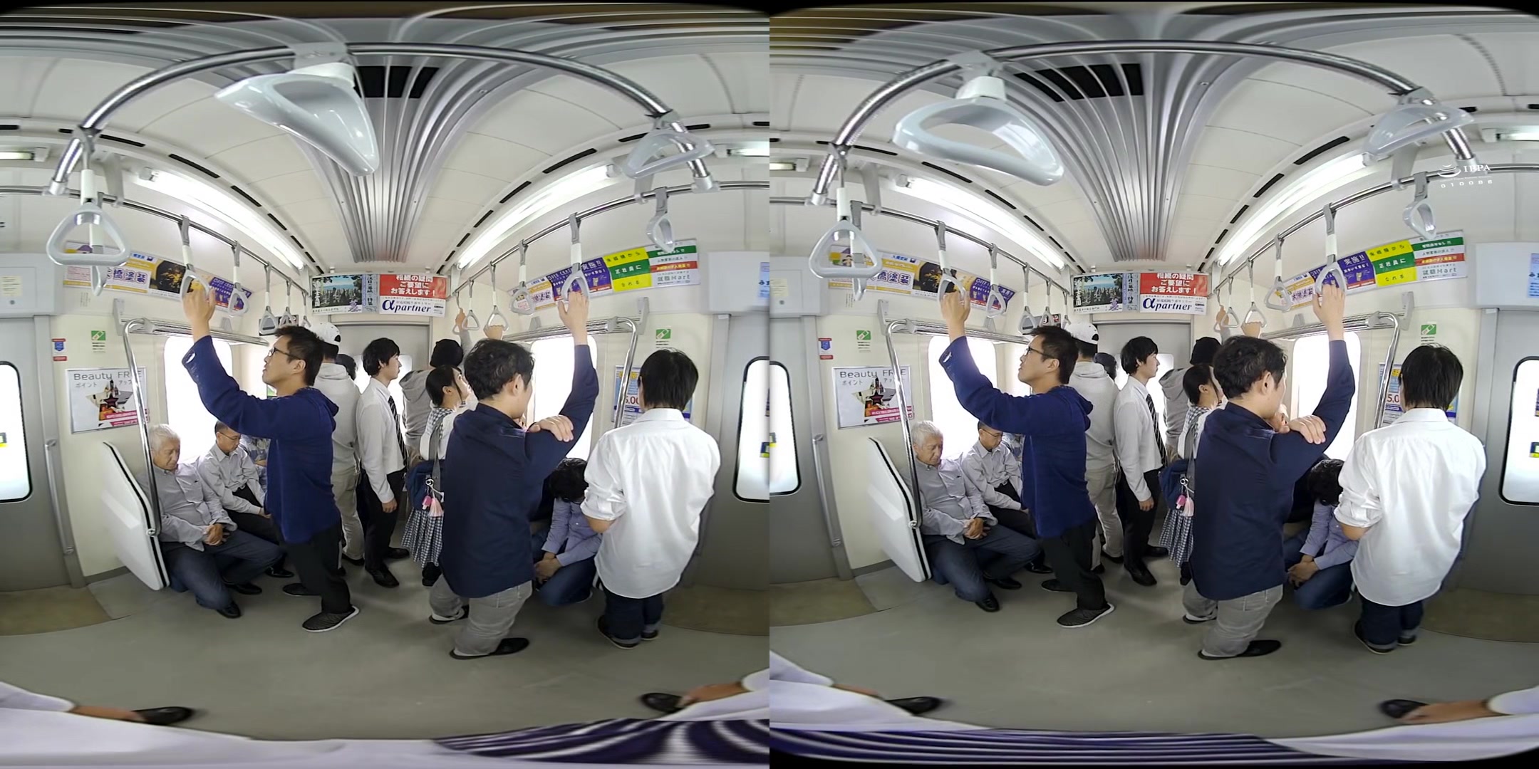 Sloppy Kissing Schoolgirl VR 2 - Cute Japanese Schoolgirl Fucked on the Train