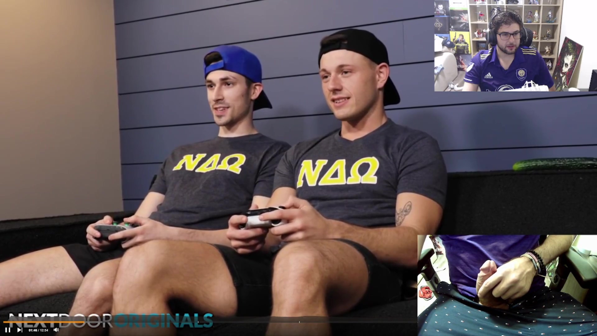 Straight Friends Measure Cocks And Fuck Each Other - Reaction