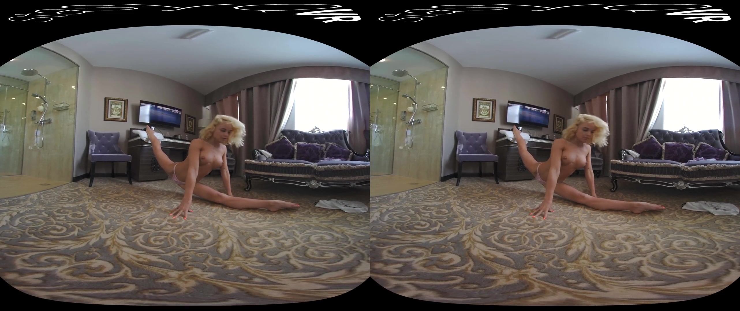 Morning Glory - Gorgeous Blonde Starts Her Day with a Striptease