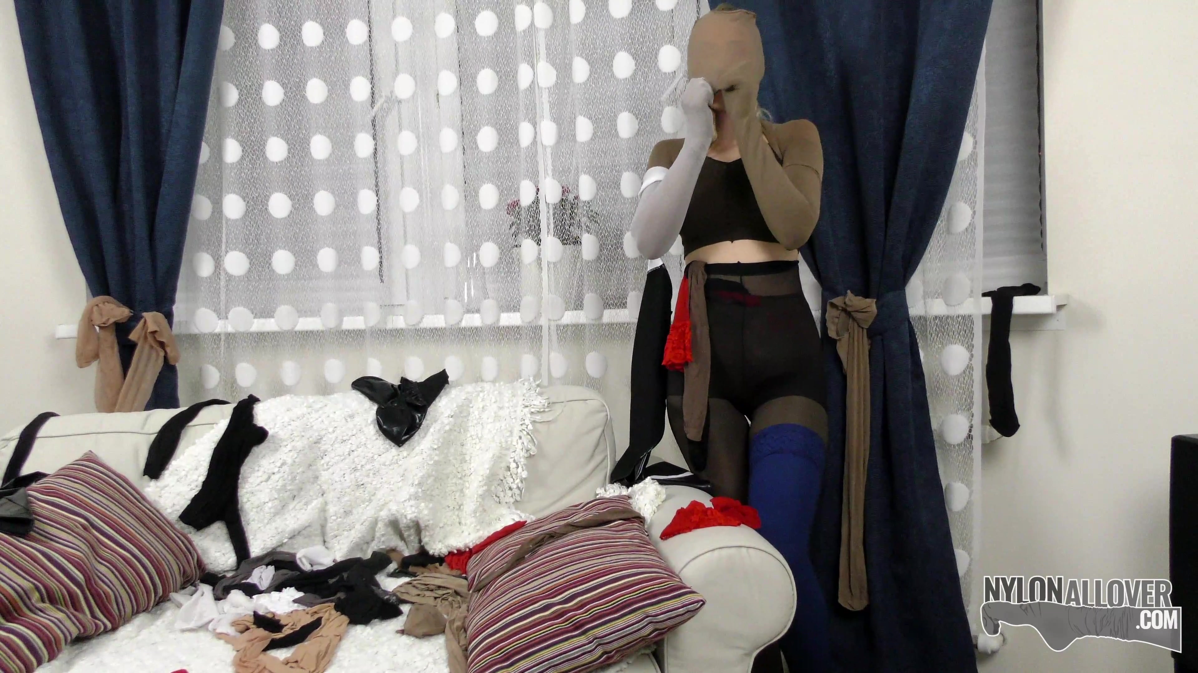 Margaret Plays With Nylon