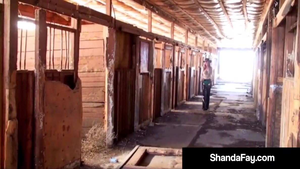 Busty Wife Uses Cowgirl Cunt To Ride Dick In Barn With Shanda Fay
