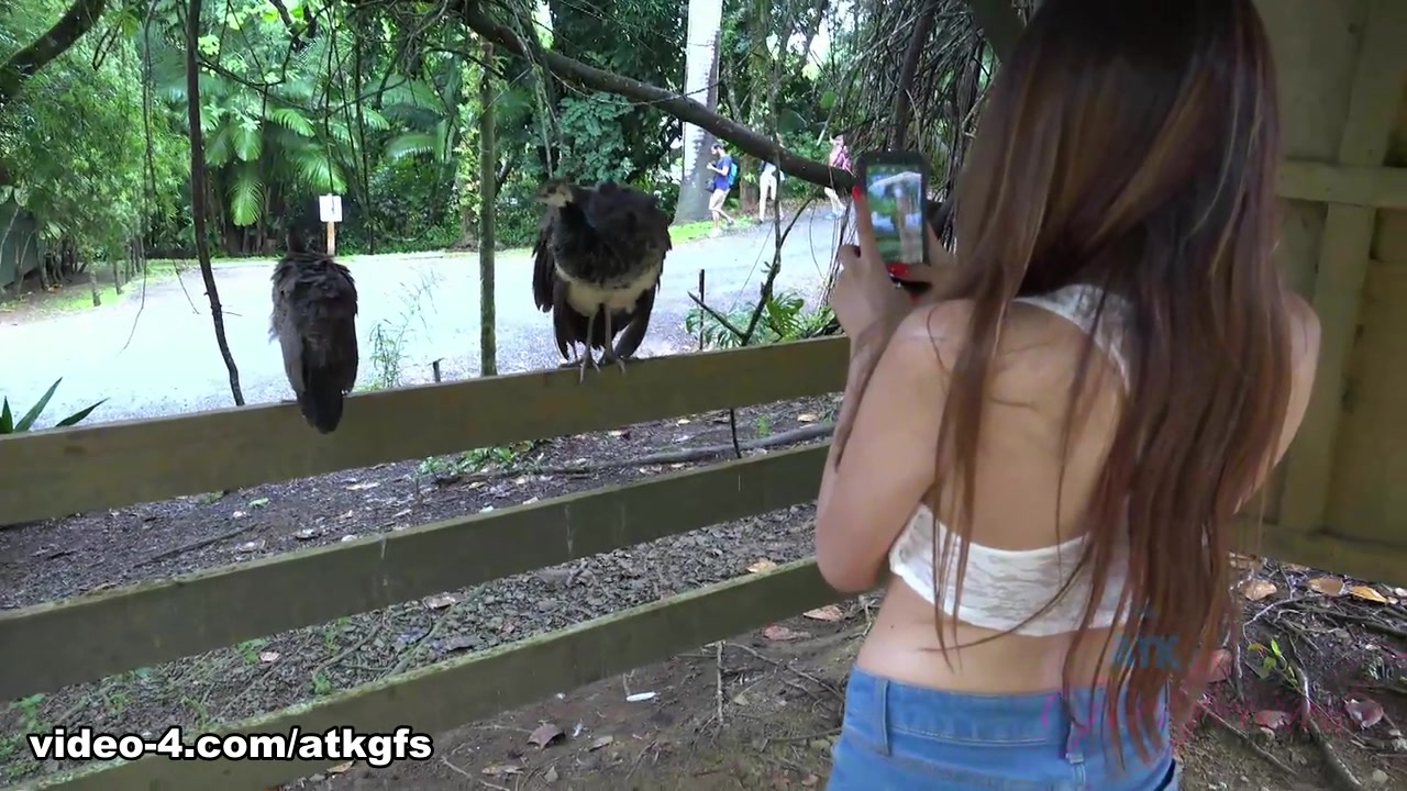 Sami Parker in Sami Explores More Of The Island, And Feeds The Chickens - ATKGirlfriends