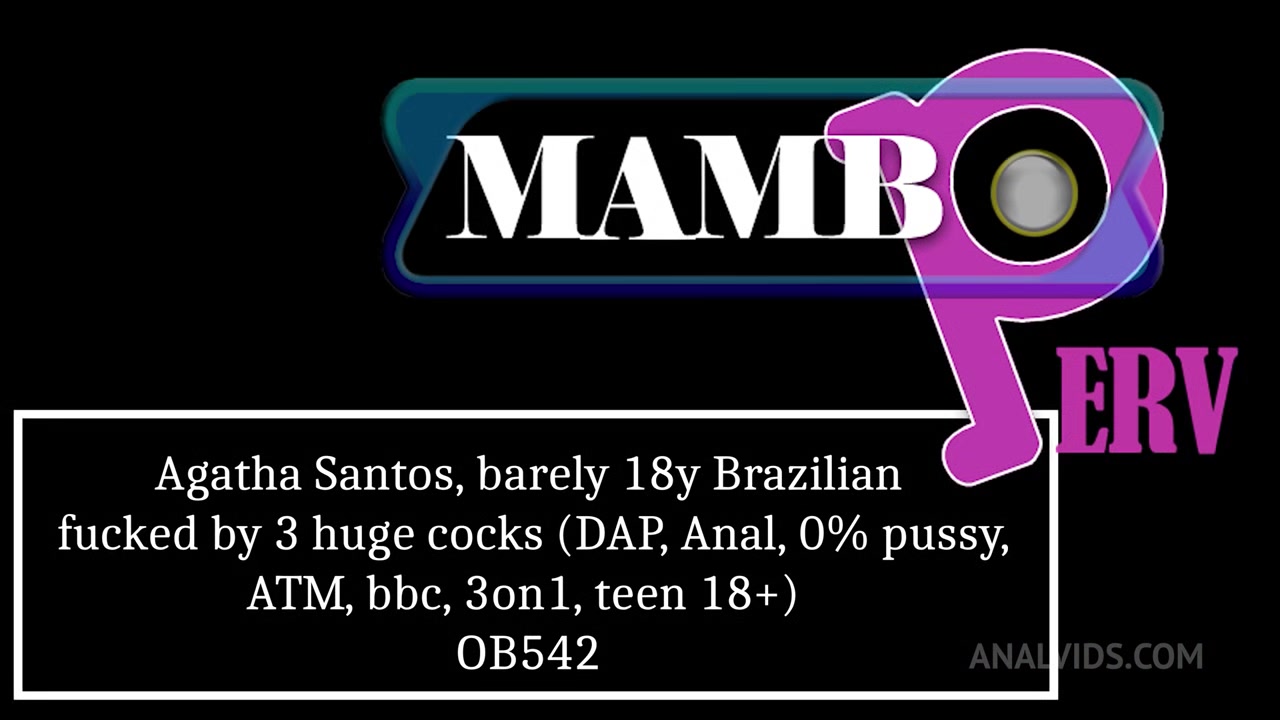 Agatha Santos, Barely 18y Brazilian Fucked By 3 Huge Cocks Dap