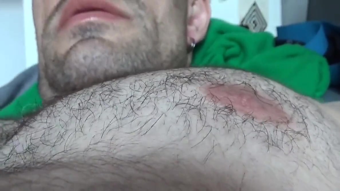 Hairy Step daddy And Underwear Showing Off And Flexing