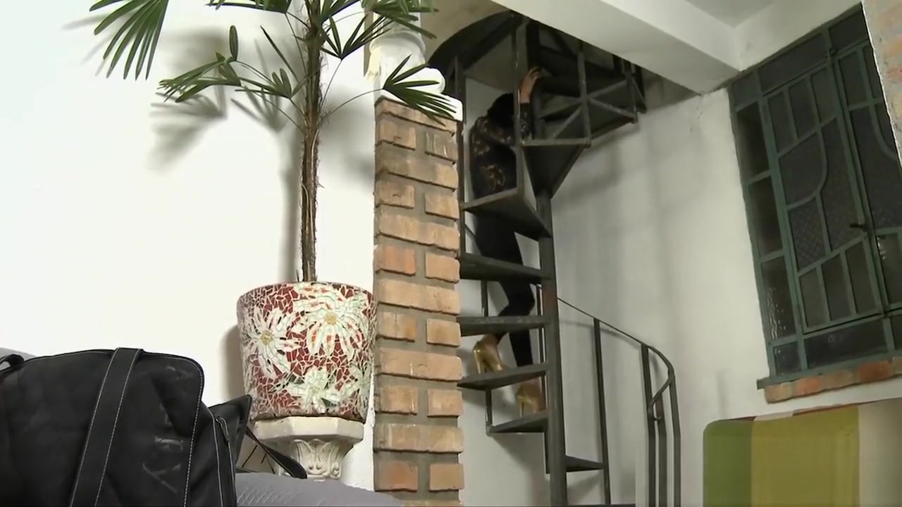 Horny Burglar Shemale Gets Anal Smashed