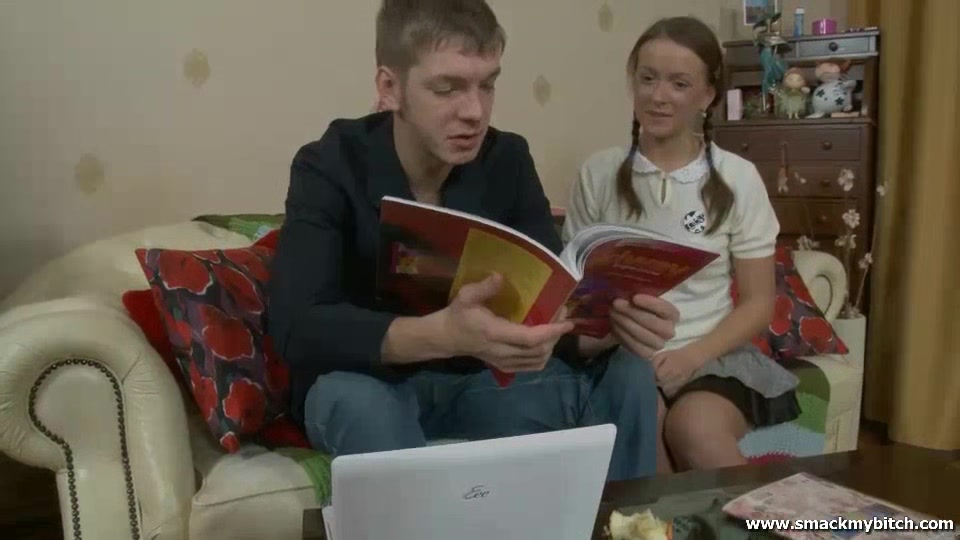 Homework turns to teen 18+ sex