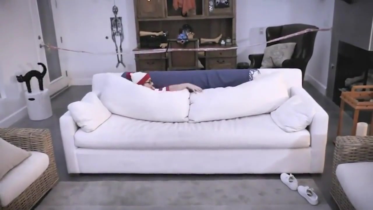 Cute Pigtailed Ginger Fucks A Huge Costumed