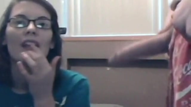 Nice deepthroat and sex from cute girl in glasses