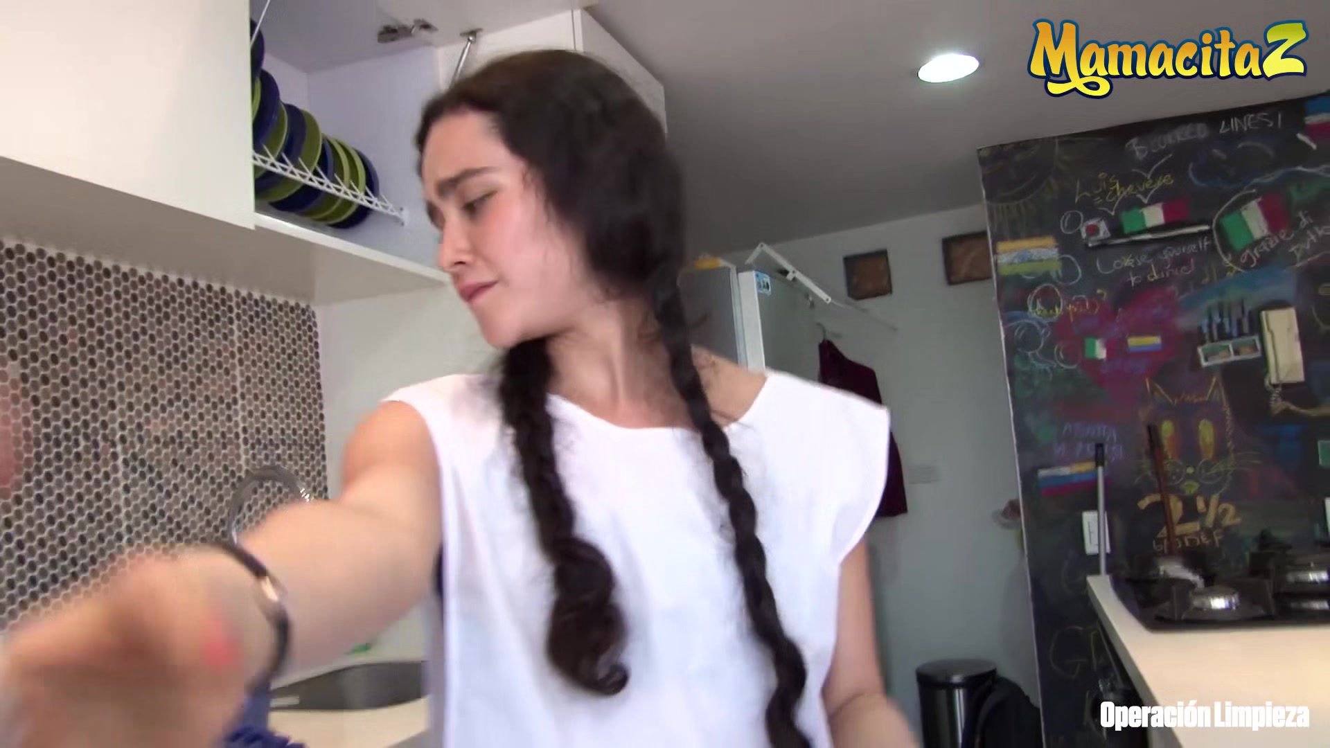 MAMACITAZ - I Just Had Sex With My Latina Maid Luna Ruiz On The Kitchen