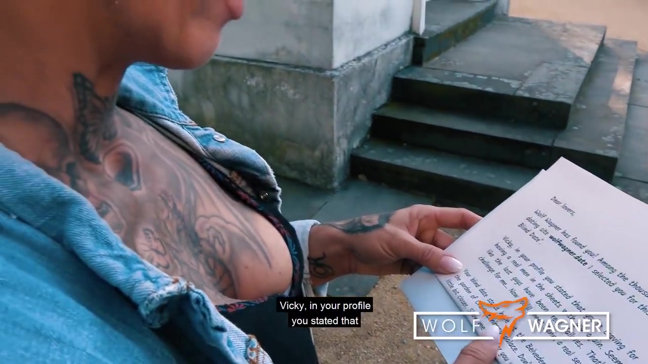 Wolf Wagner And Vicky Hundt - Is A Skinny Tattooed Milf Slut Date
