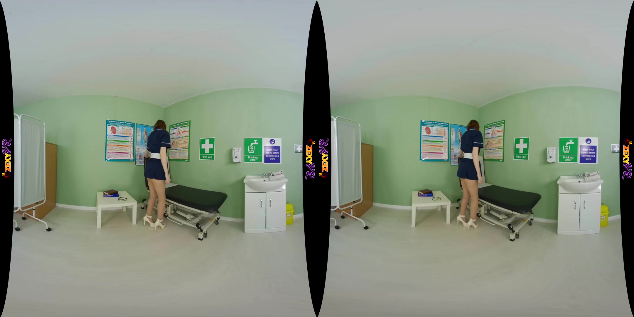 Back To Health - Hot Redhead Solo Vr Striptease