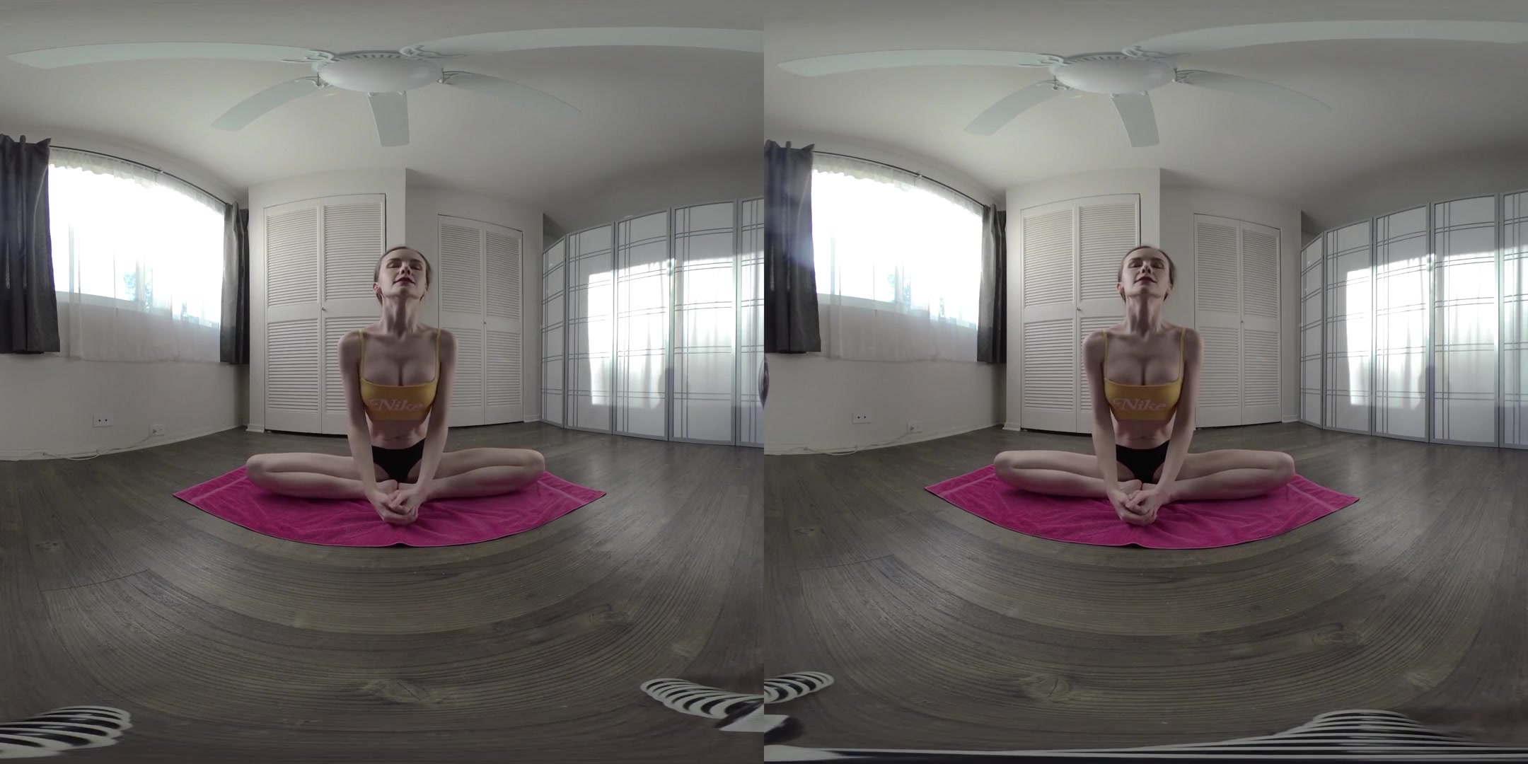 Yoga - Virtual Girlfriend Naked and Stretching - SexLikeReal
