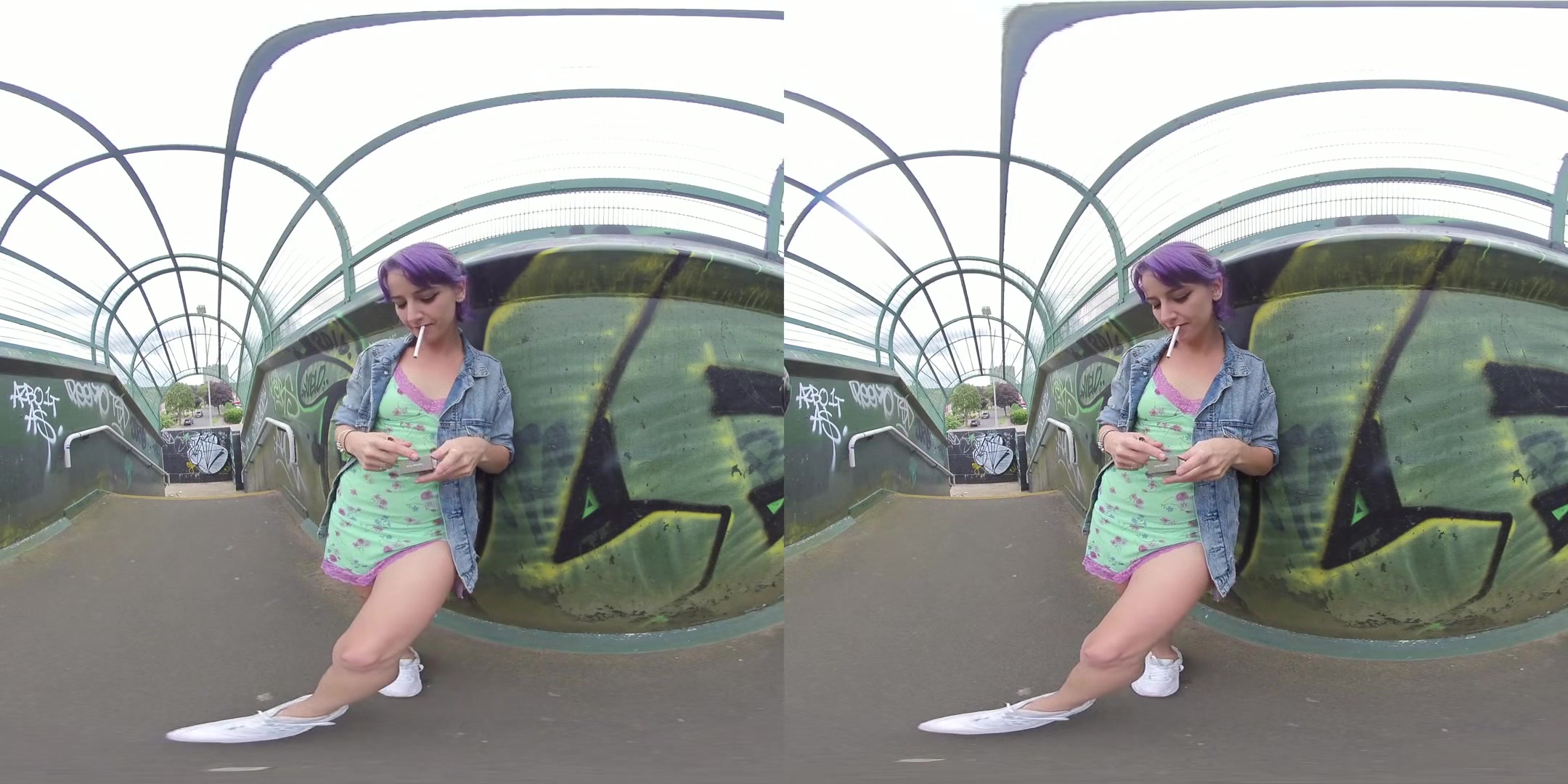 Annabel Lee - Smoking On The Bridge; Amateur Solo