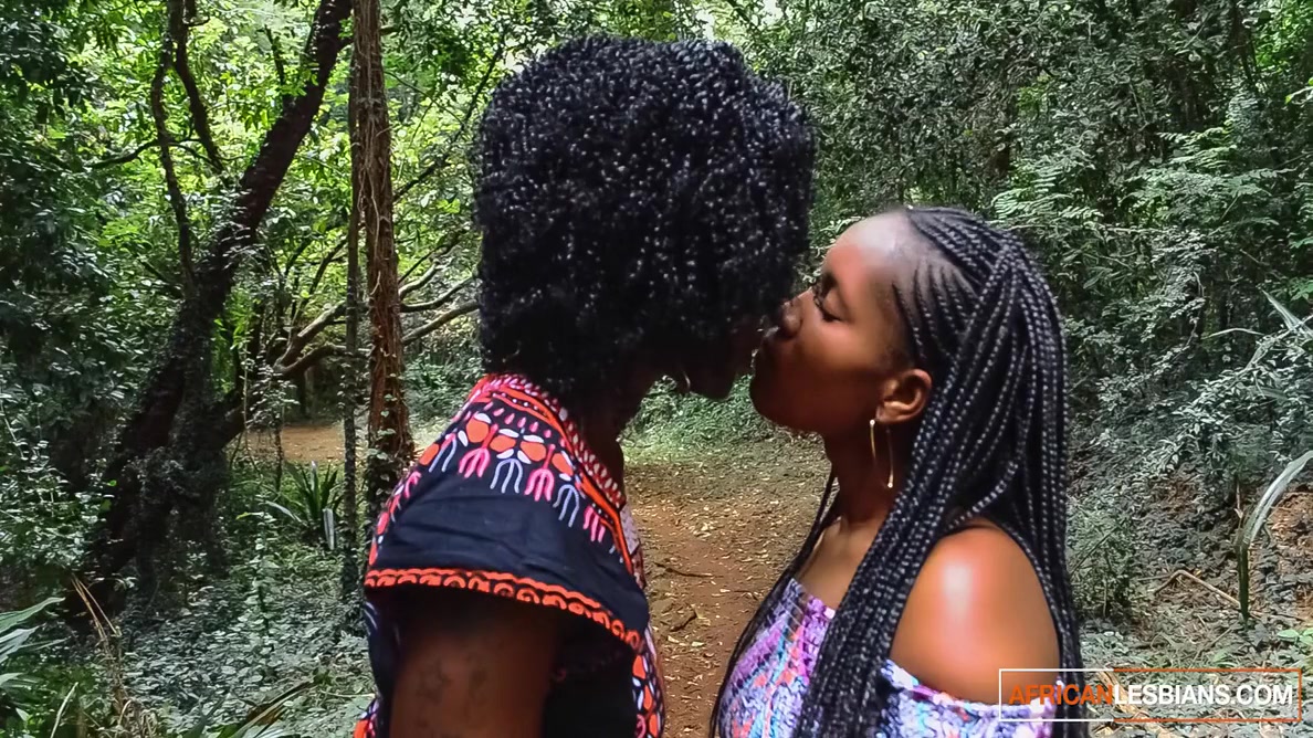 Public Walk In Park, Private African Lesbian Dildo Fuck