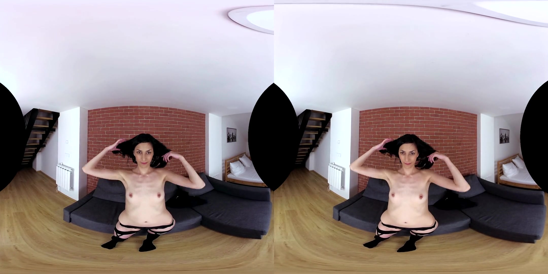 Ashley Ocean in Slim Girl In VR Casting - CzechVRCasting