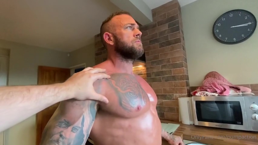 Starpower Clockstopping Muscle Man In Kitchen