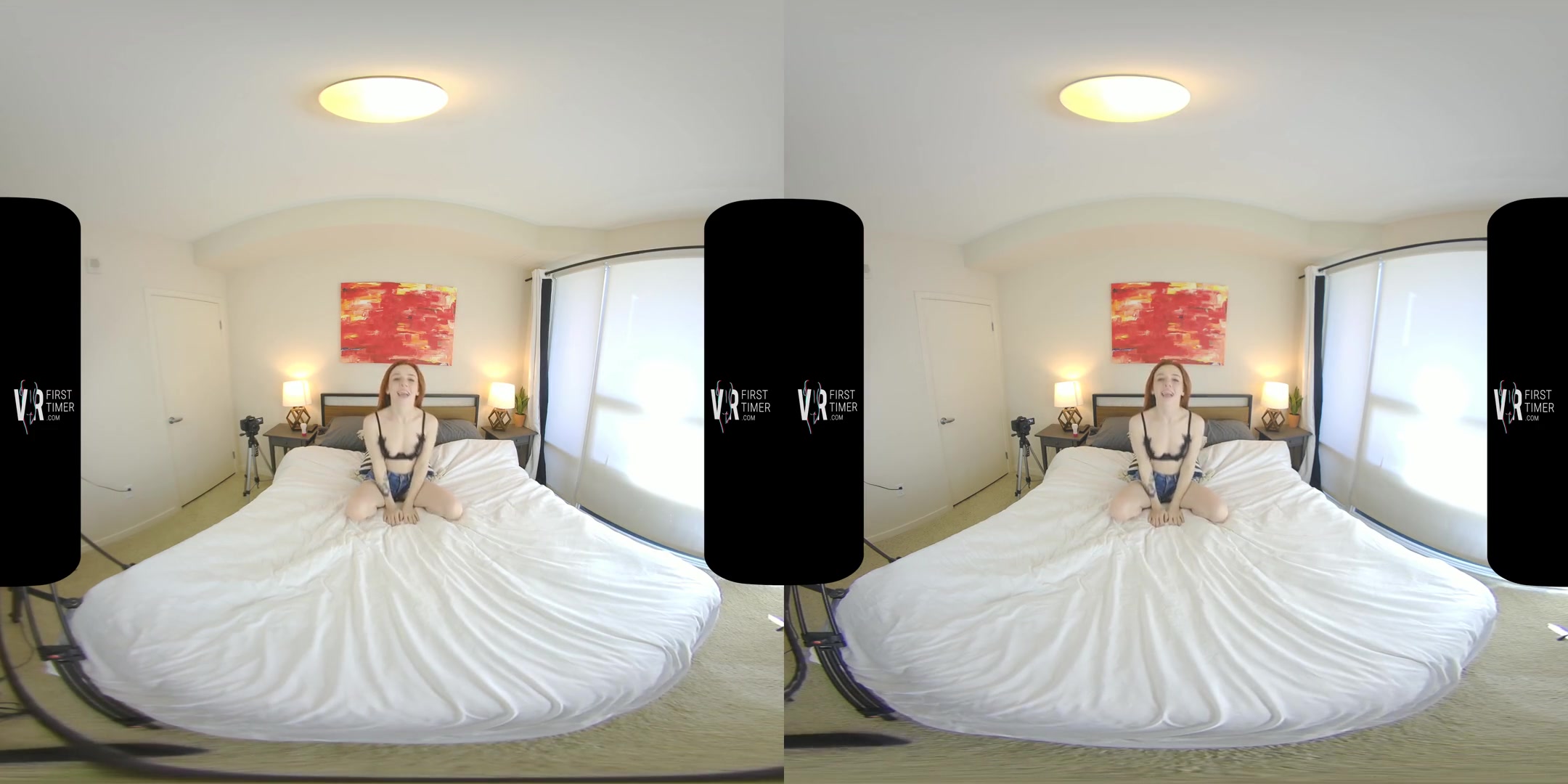 Madi Collins First Time VR Scene