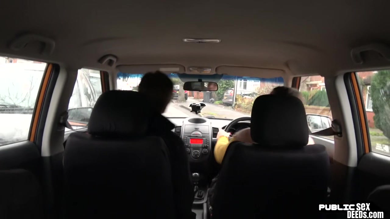 Plump eurobabe banged by driving tutor before tugging dick