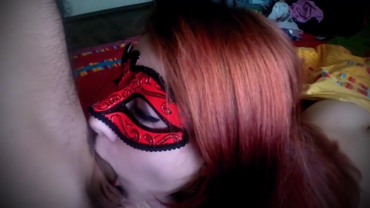 Sensual blowjob by cute redhead teen 18+