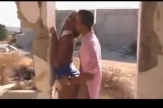 Uniform shemale outdoor sex