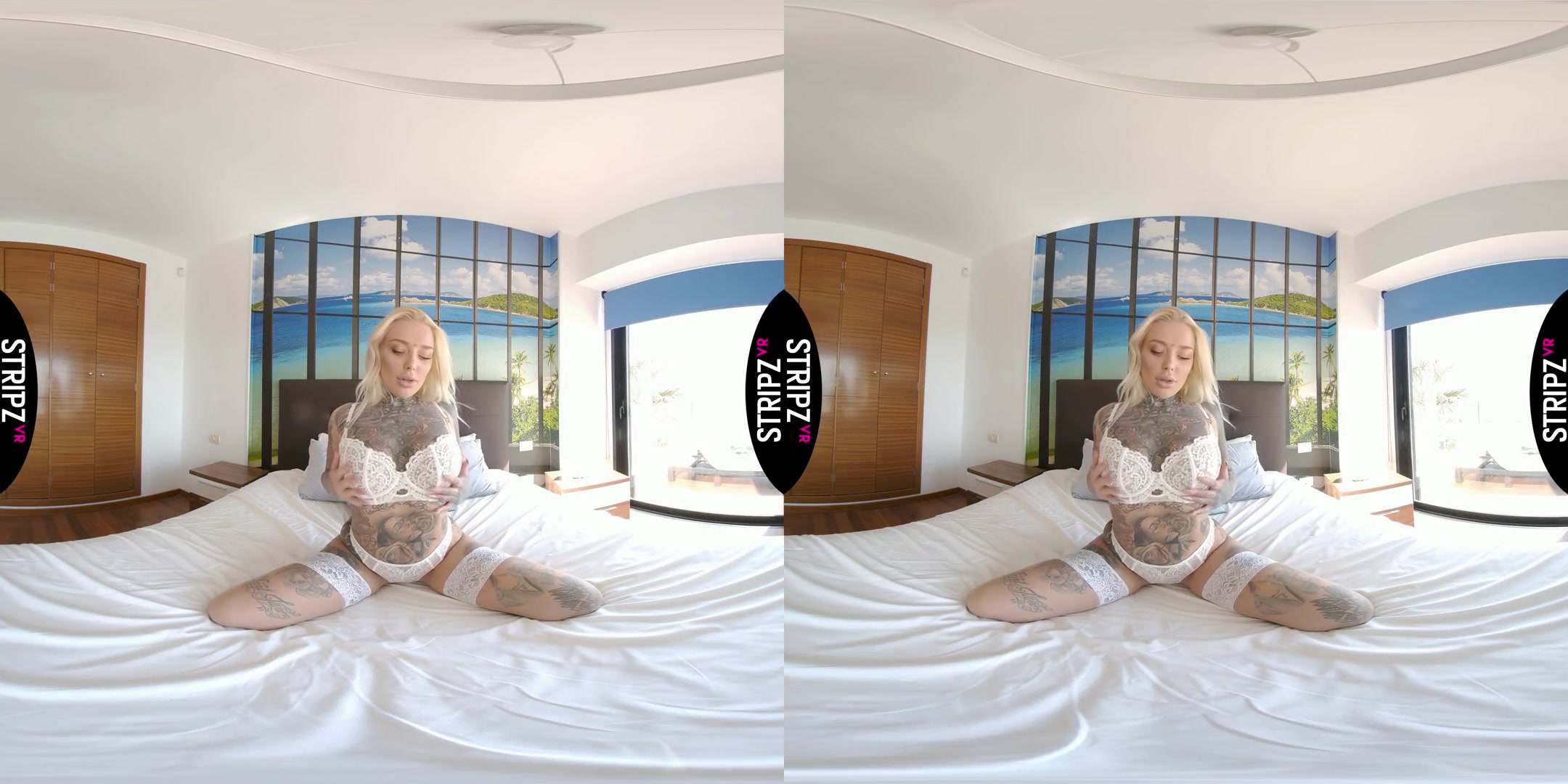 Sex Kitten - Tattooed Alt-Girl Solo Striptease - SexLikeReal