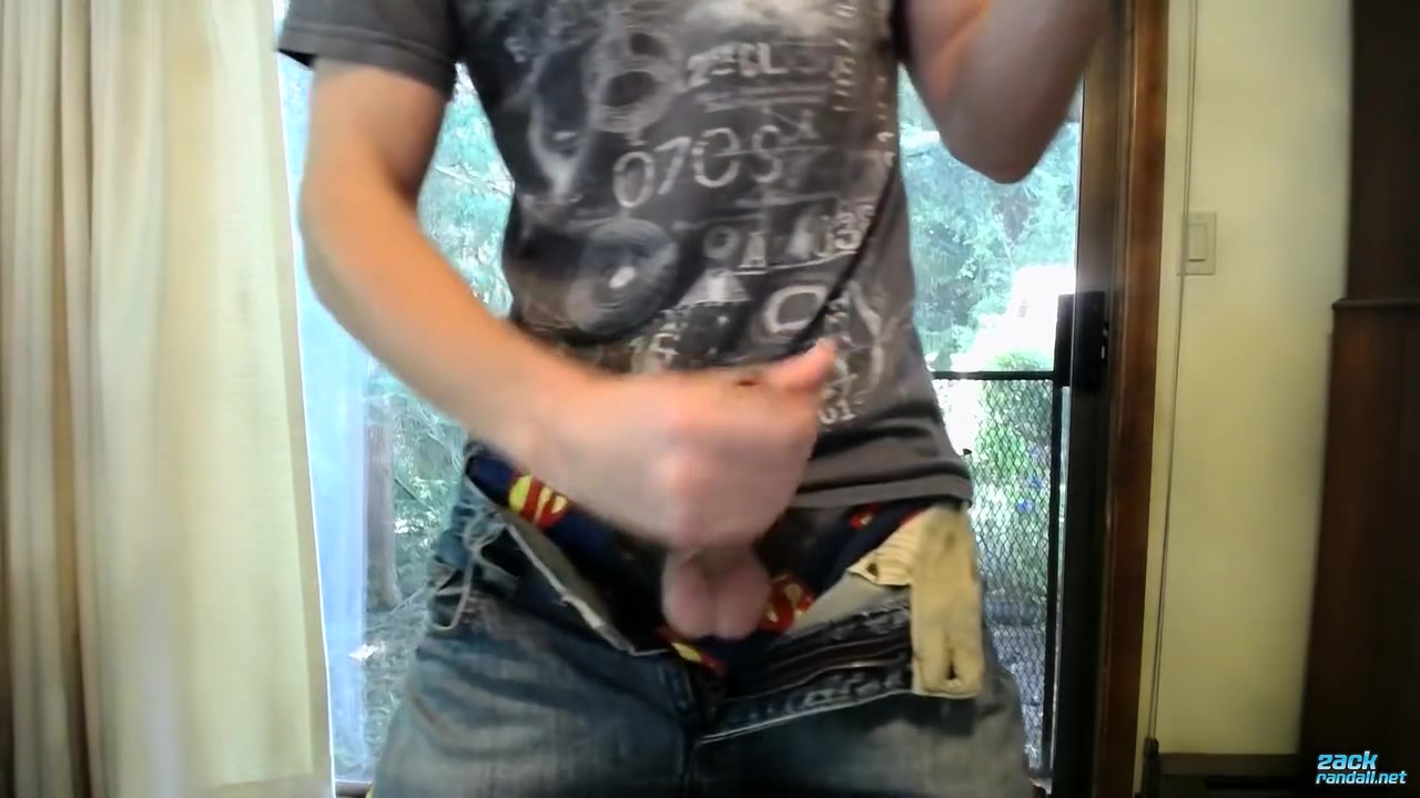 Jacking & Licking His Big Cock With Zack Randall