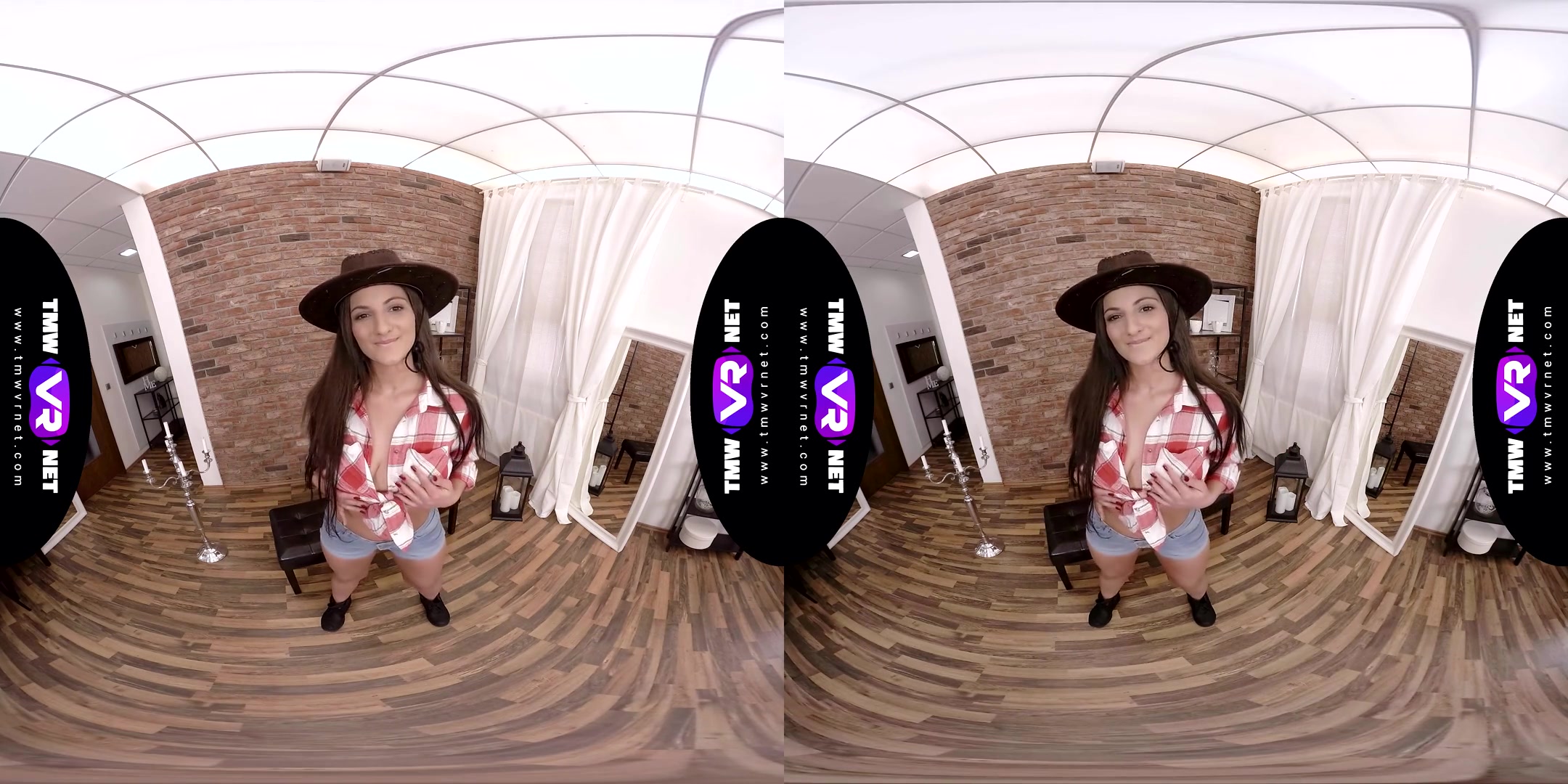 Nicolette Noir in Cowboy Hat Over Wet Pussy - TmwVRNet