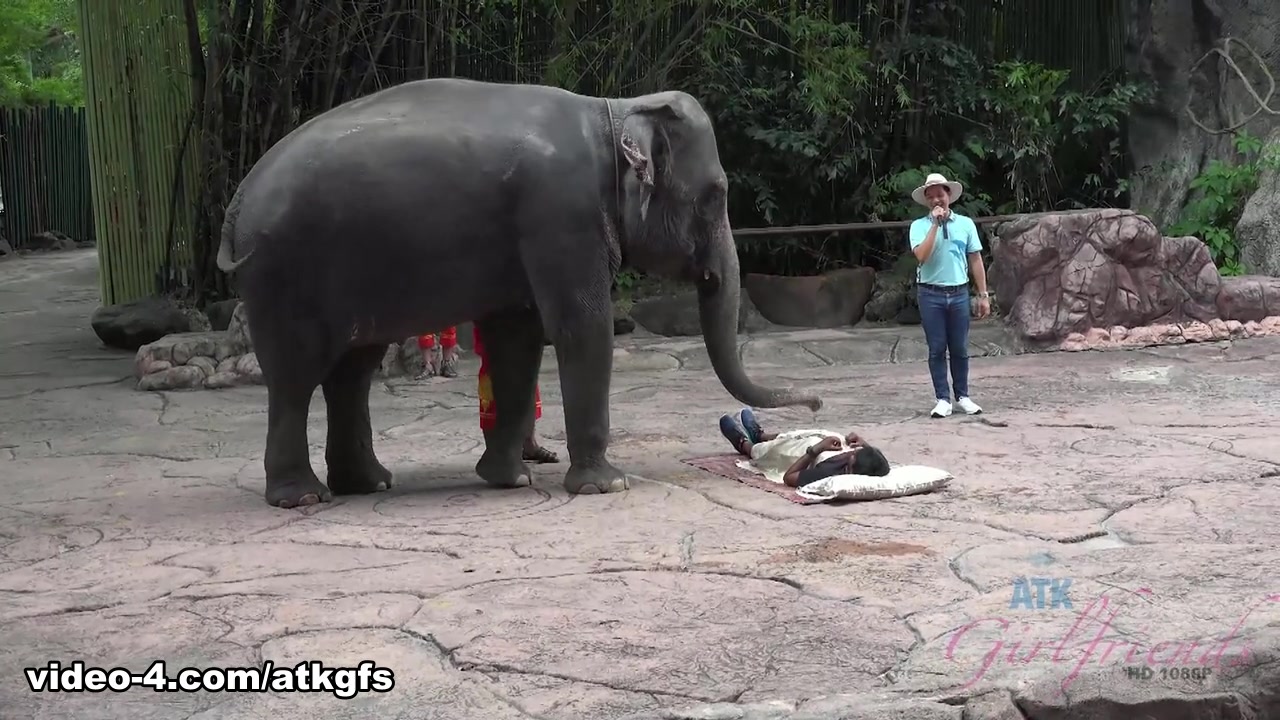 Moka Mora in Moka Is Having The Best Time Feeding Animals - ATKGirlfriends