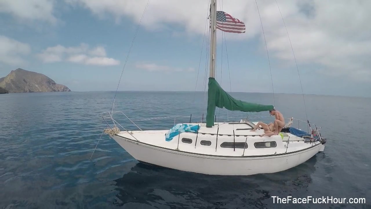 Blonde Babe Gets Face Fucked On A Boat - PUBA