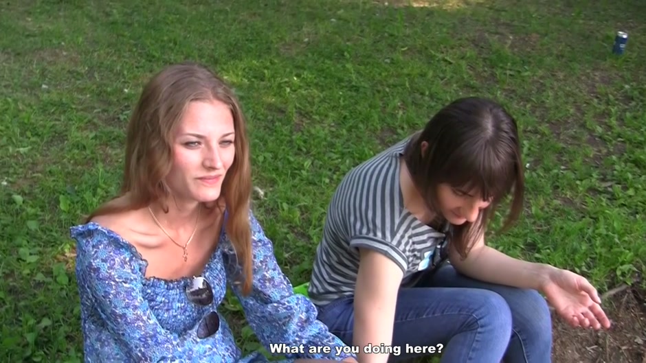Young girl gets facial cumshot in public