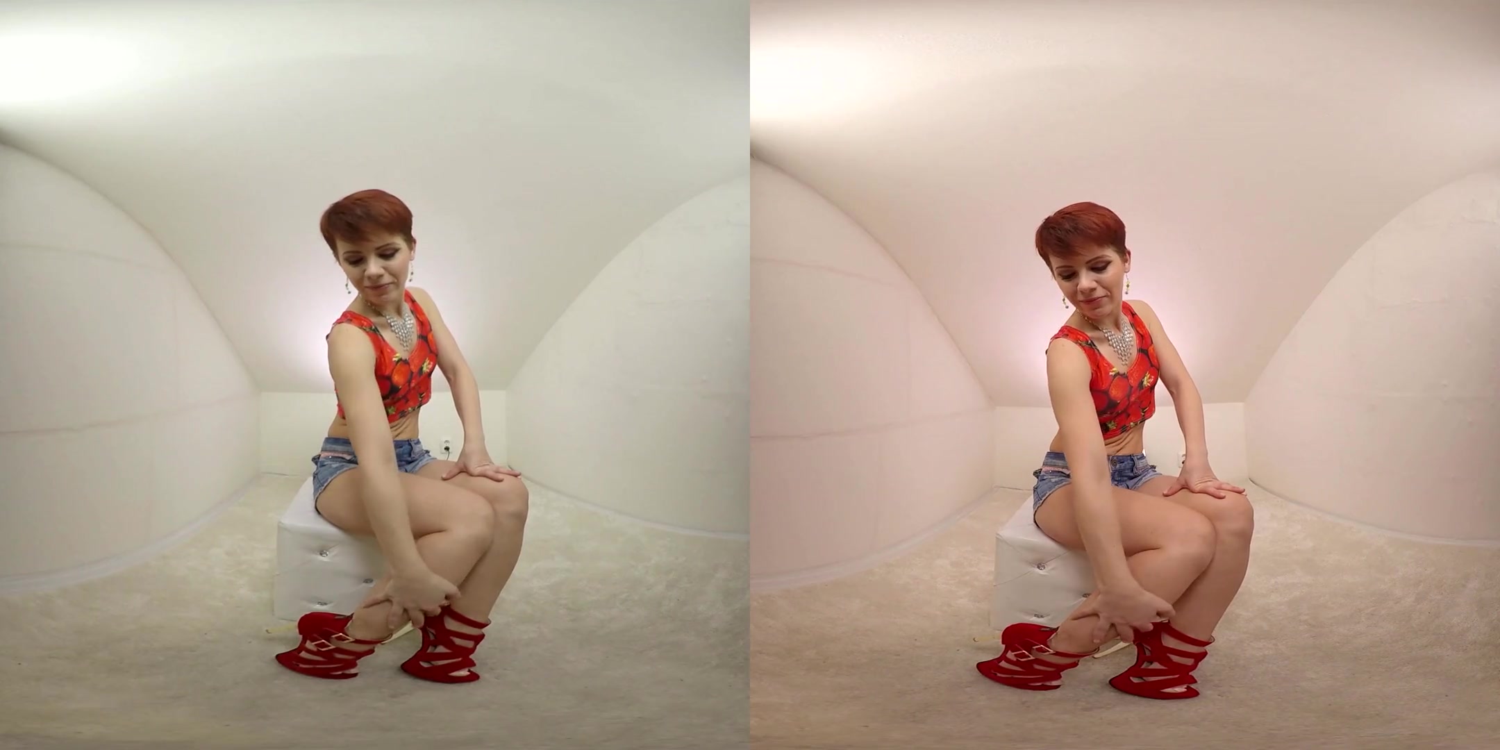 Sasha Zima in Petite Sasha Zima Toying - BravoModelsMedia