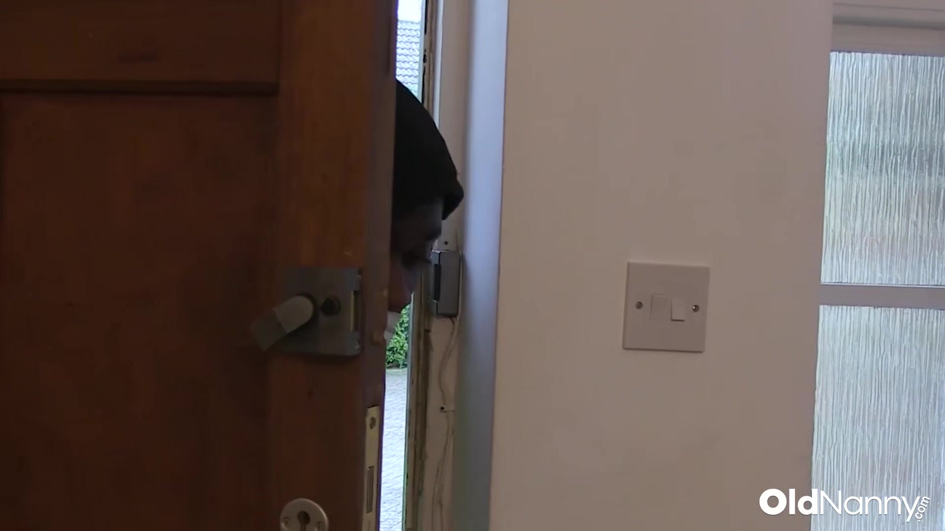 Blonde Granny Takes BBC From Kitchen Door To Passionate Bed